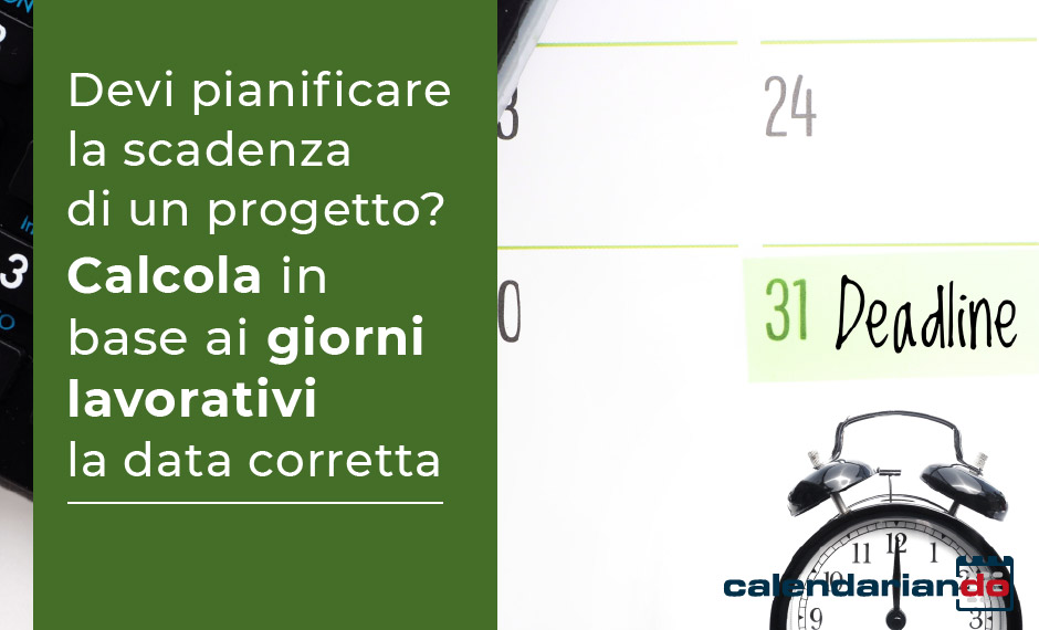 Aggiungi giorni lavorativi a una data