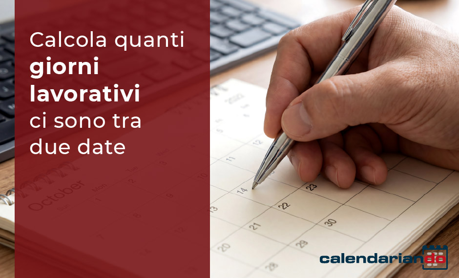 Quanti giorni lavorativi ci sono tra due date?